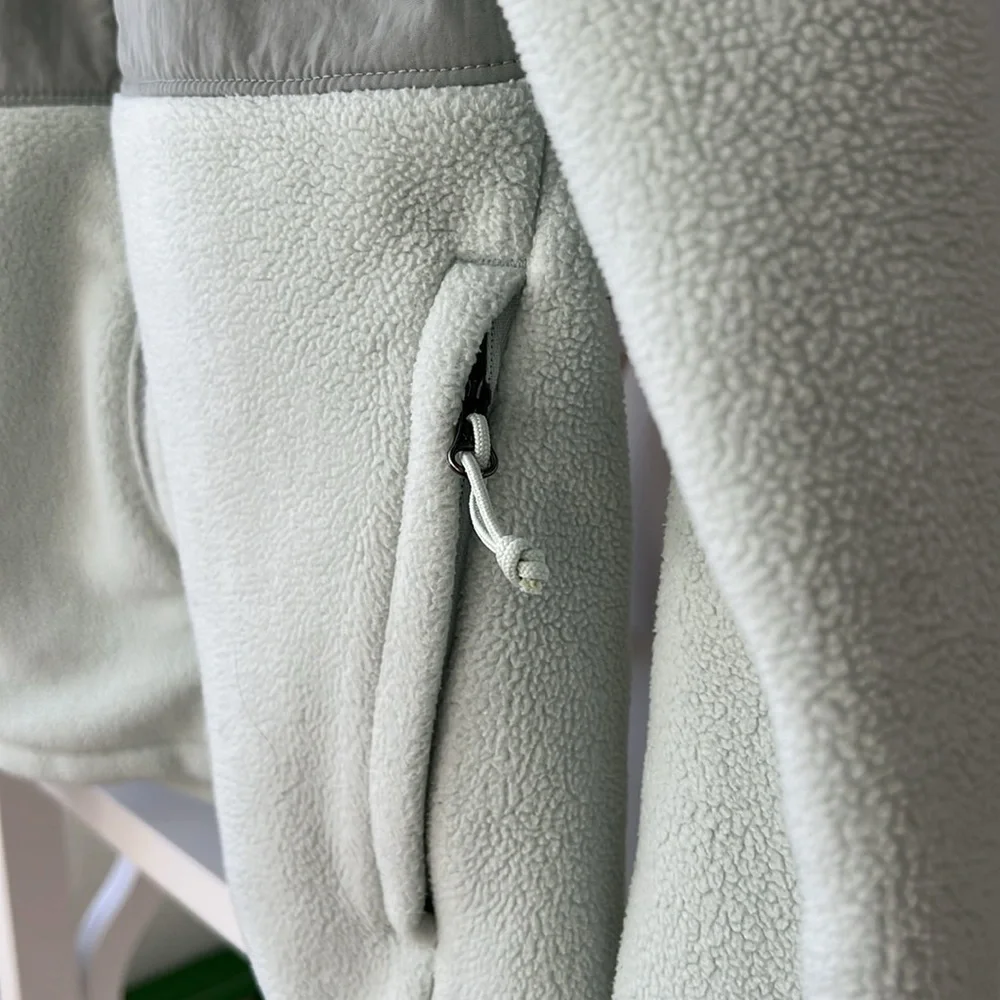 The North Face Denali Women’s Fleece Full Zip Jacket Coat Minty Green Size M - Picture 4 of 10
